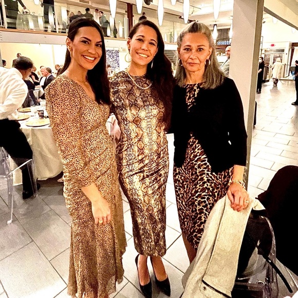 MEDINE ANIMAL PRINT MIDI DRESS - Picture 10 of 10